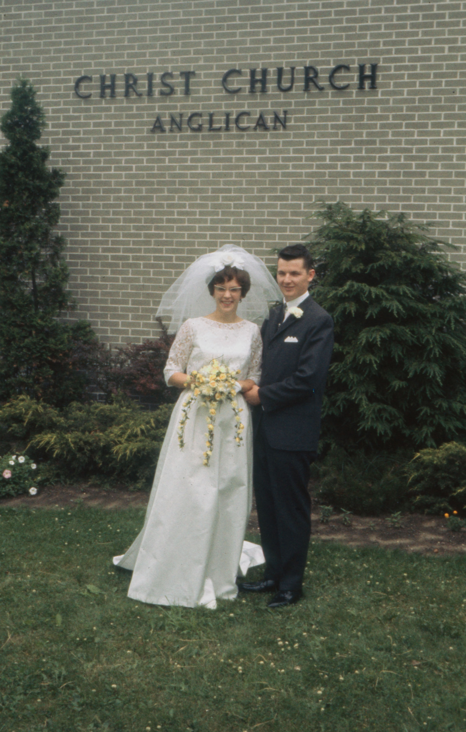 David and Sherril are Married at Christ Church