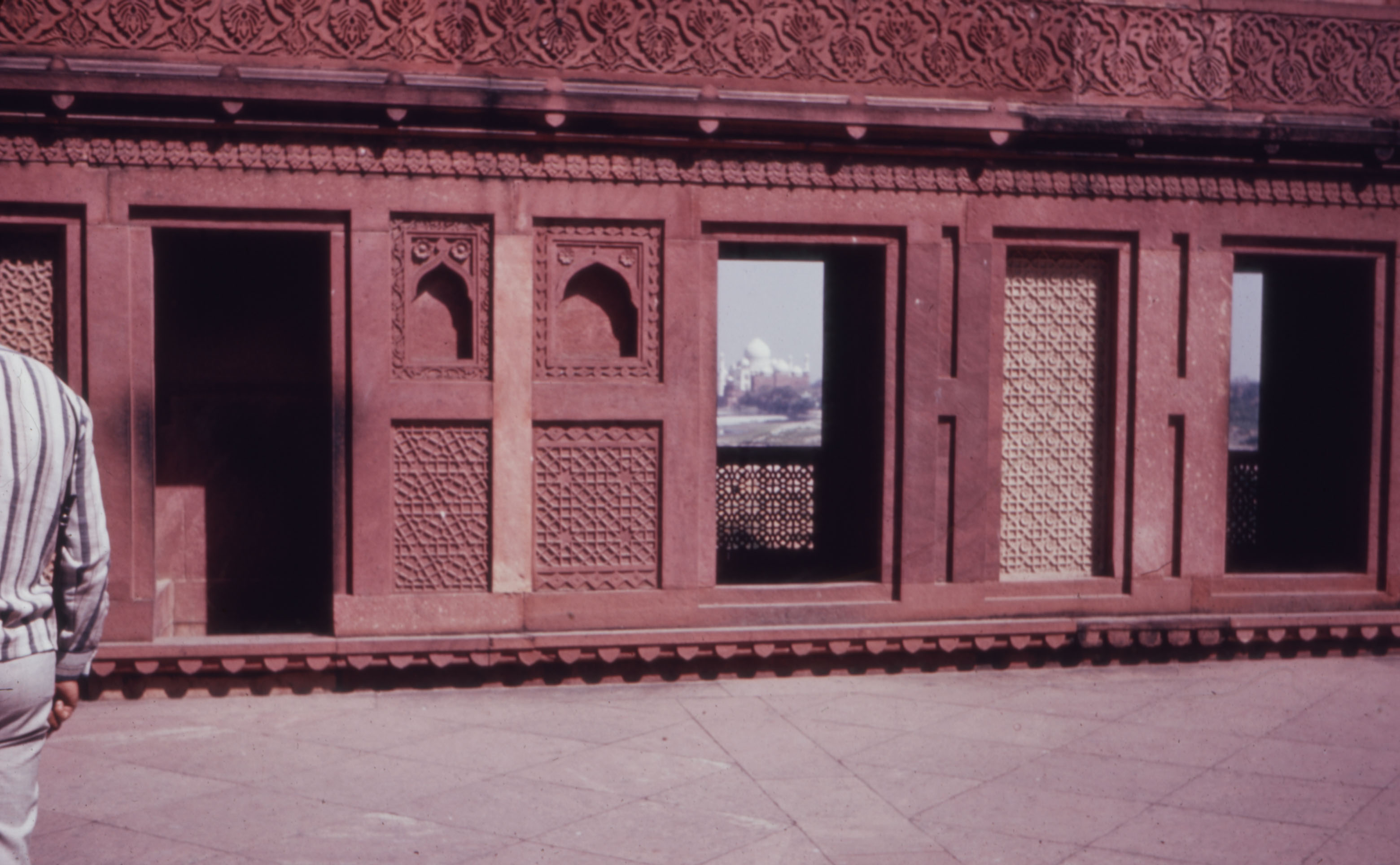 Taj Mahal at Agra Fort