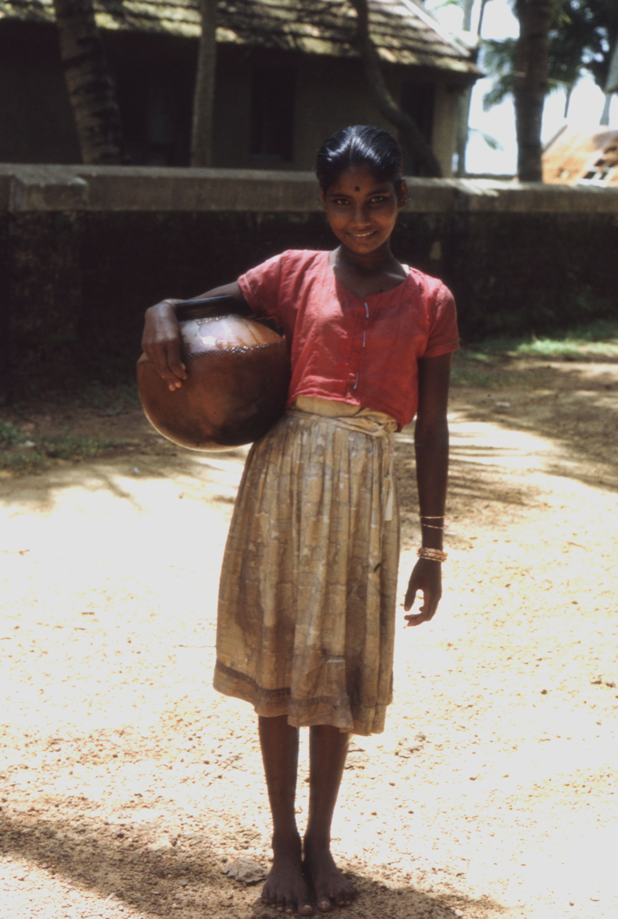 Girl with water pot