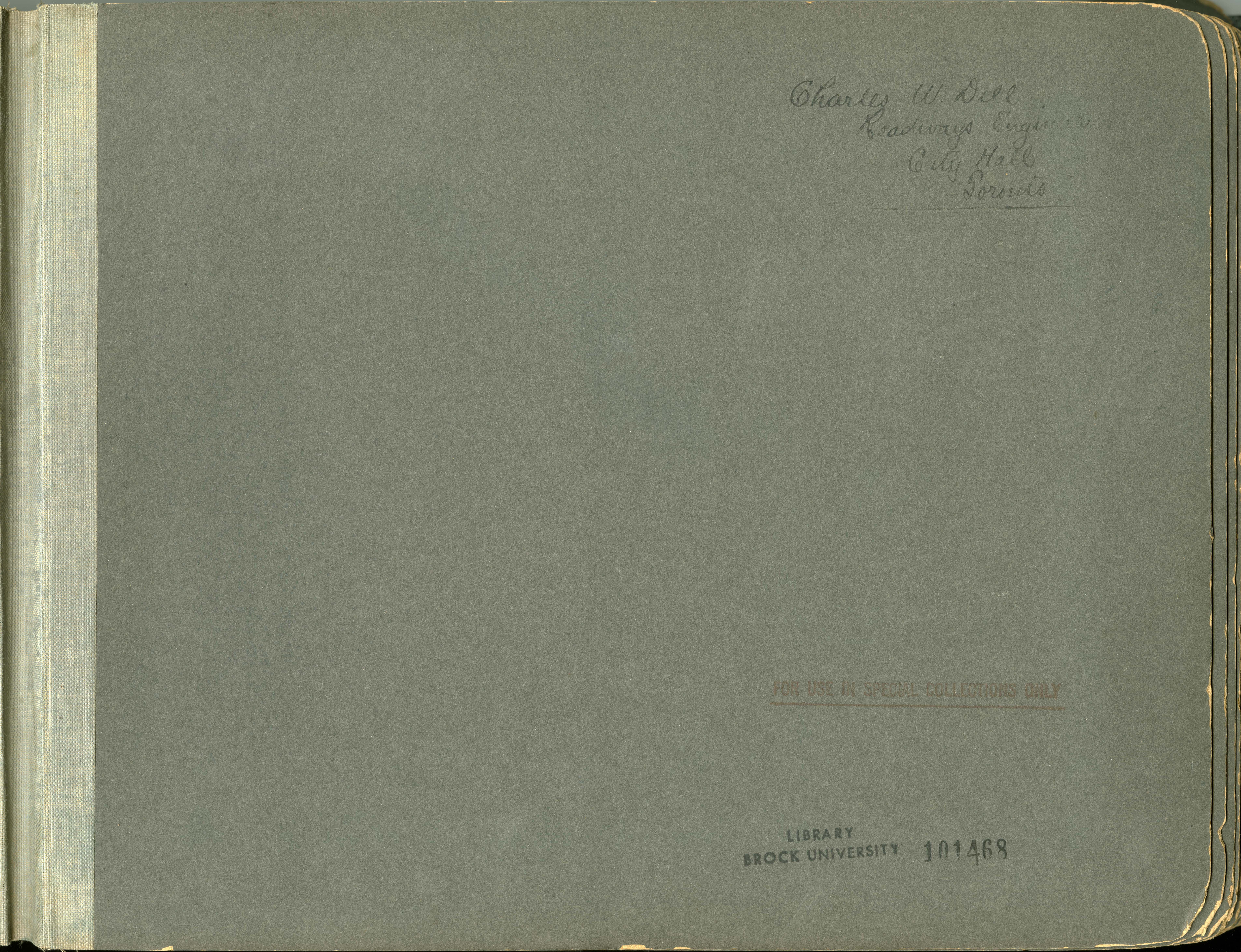 Cover Page with Photographer's Name