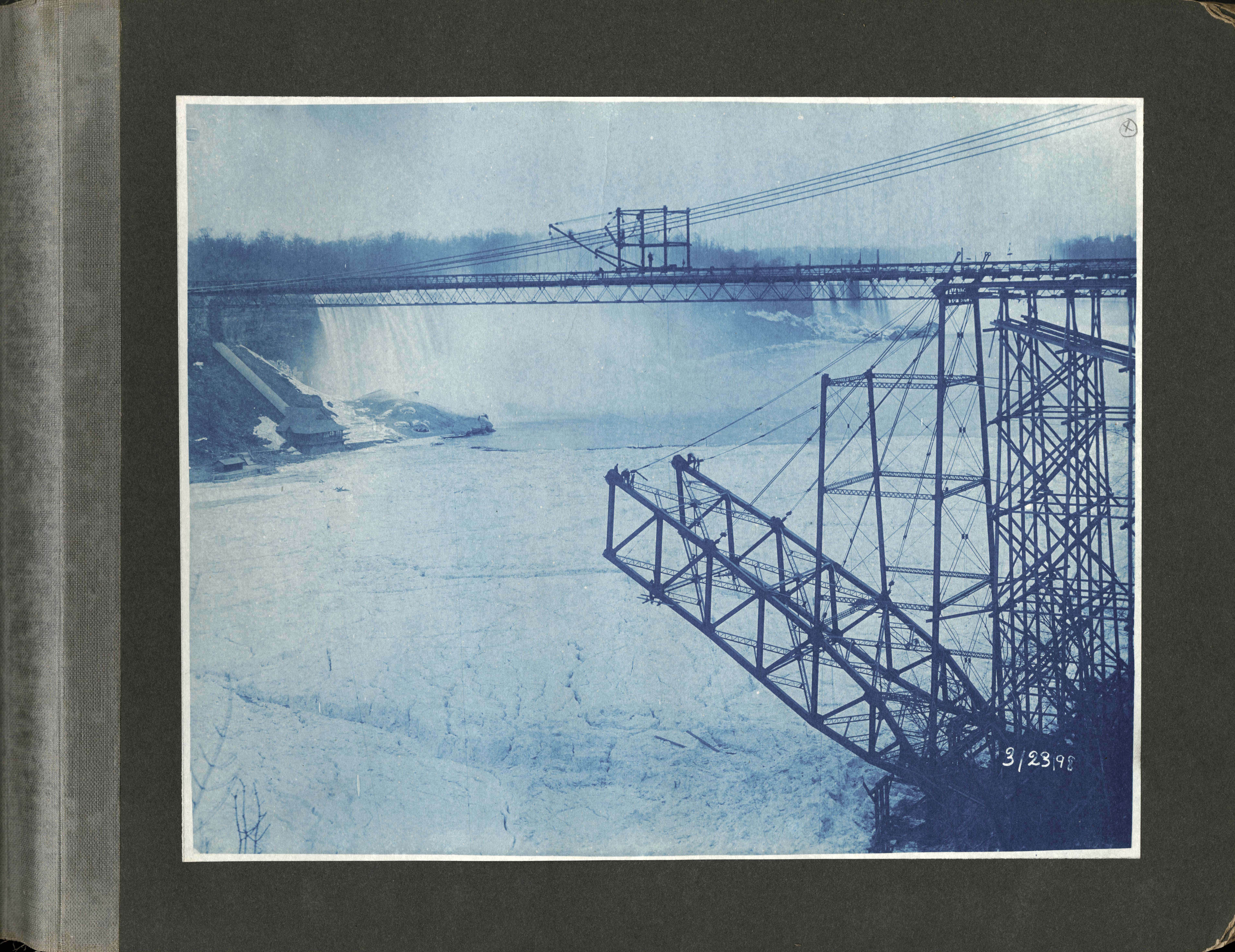 View of the bridge and Falls